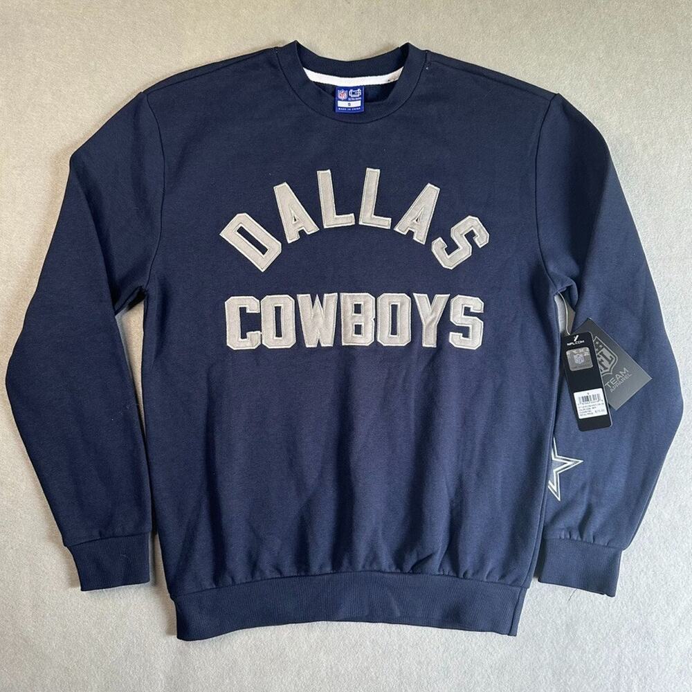 Dallas Cowboys NFL Ultra Game Sweatshirt Navy Blue Small New Crewneck Pullover